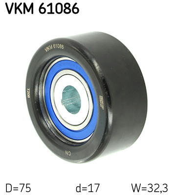 SKF Umlenk-/Führungsrolle, Keilrippenriemen